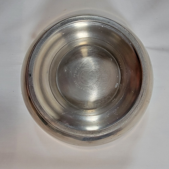 Vintage Newburyport Towle Pewter 5” Footed Bowl 2 3/4" Tall Flared #7612 - Picture 3 of 10